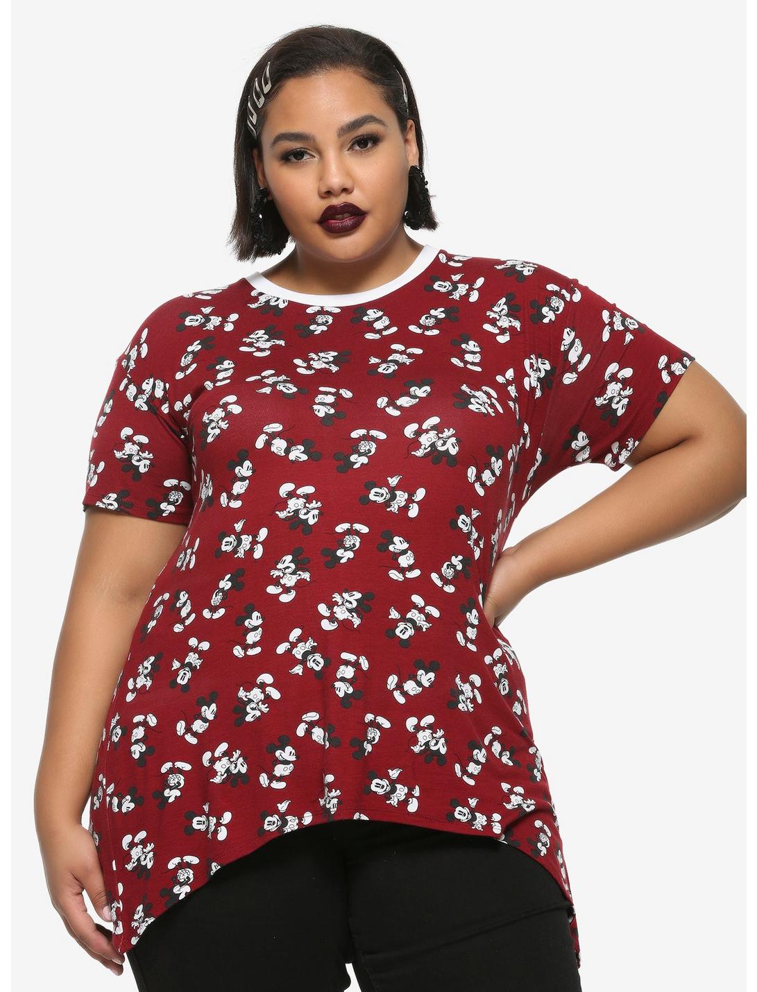 Disney Mickey Mouse Allover Shark Bite Girls T-Shirt Plus Size, MULTI, hi-res
