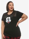 Disney Mickey Mouse Patch & Mesh Insert Girls T-Shirt Plus Size, MULTI, hi-res