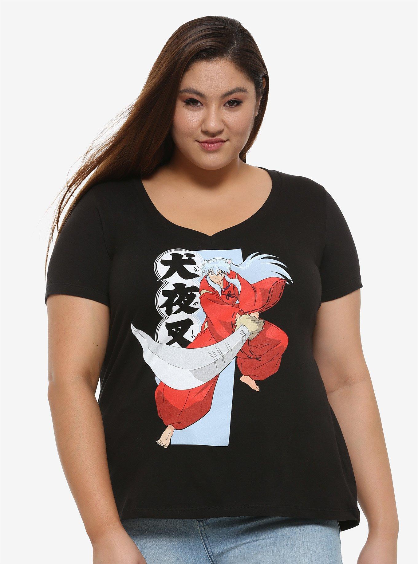 Inuyasha Tessaiga Girls T-Shirt Plus Size, MULTI, hi-res