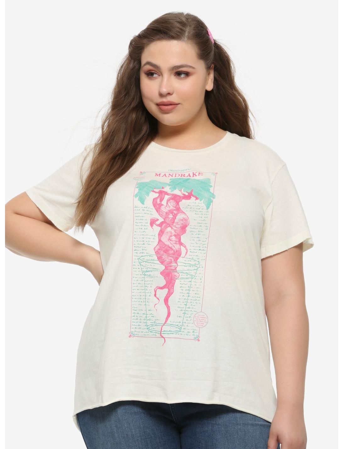 Harry Potter Mandrake Botanical Girls T-Shirt Plus Size, MULTI, hi-res