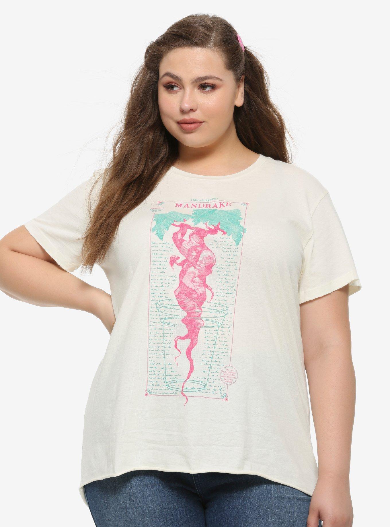 Harry Potter Mandrake Botanical Girls T-Shirt Plus Size, MULTI, hi-res