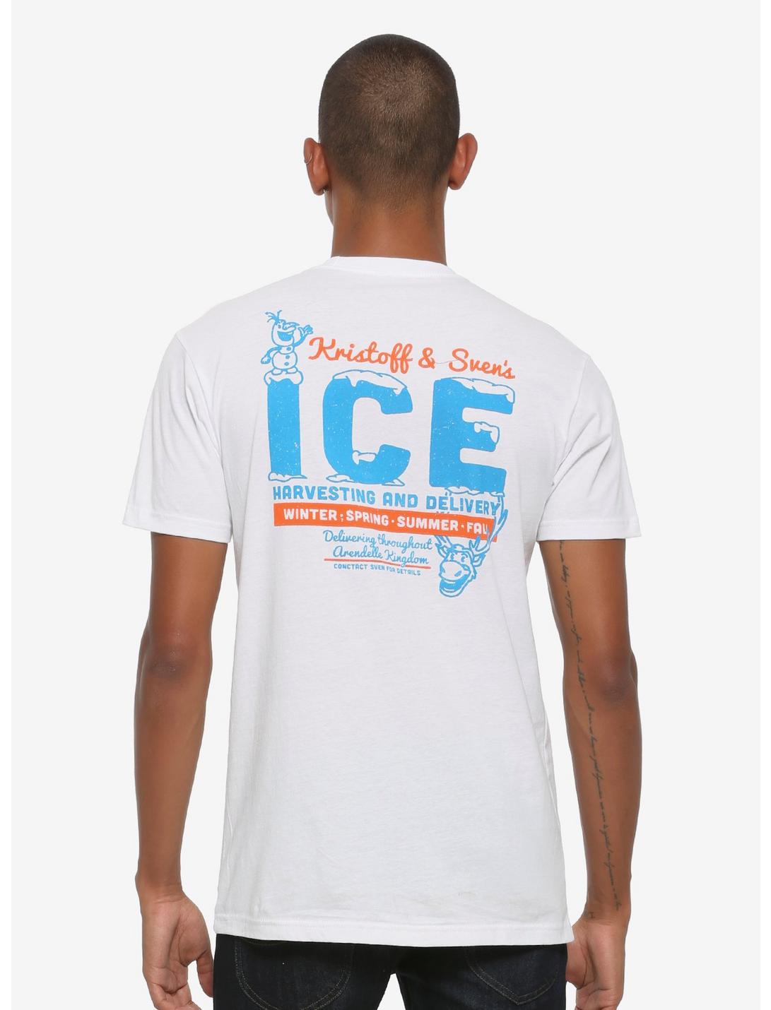 Disney Frozen Kristoff & Sven Ice Harvesting T-Shirt - BoxLunch Exclusive, WHITE, hi-res