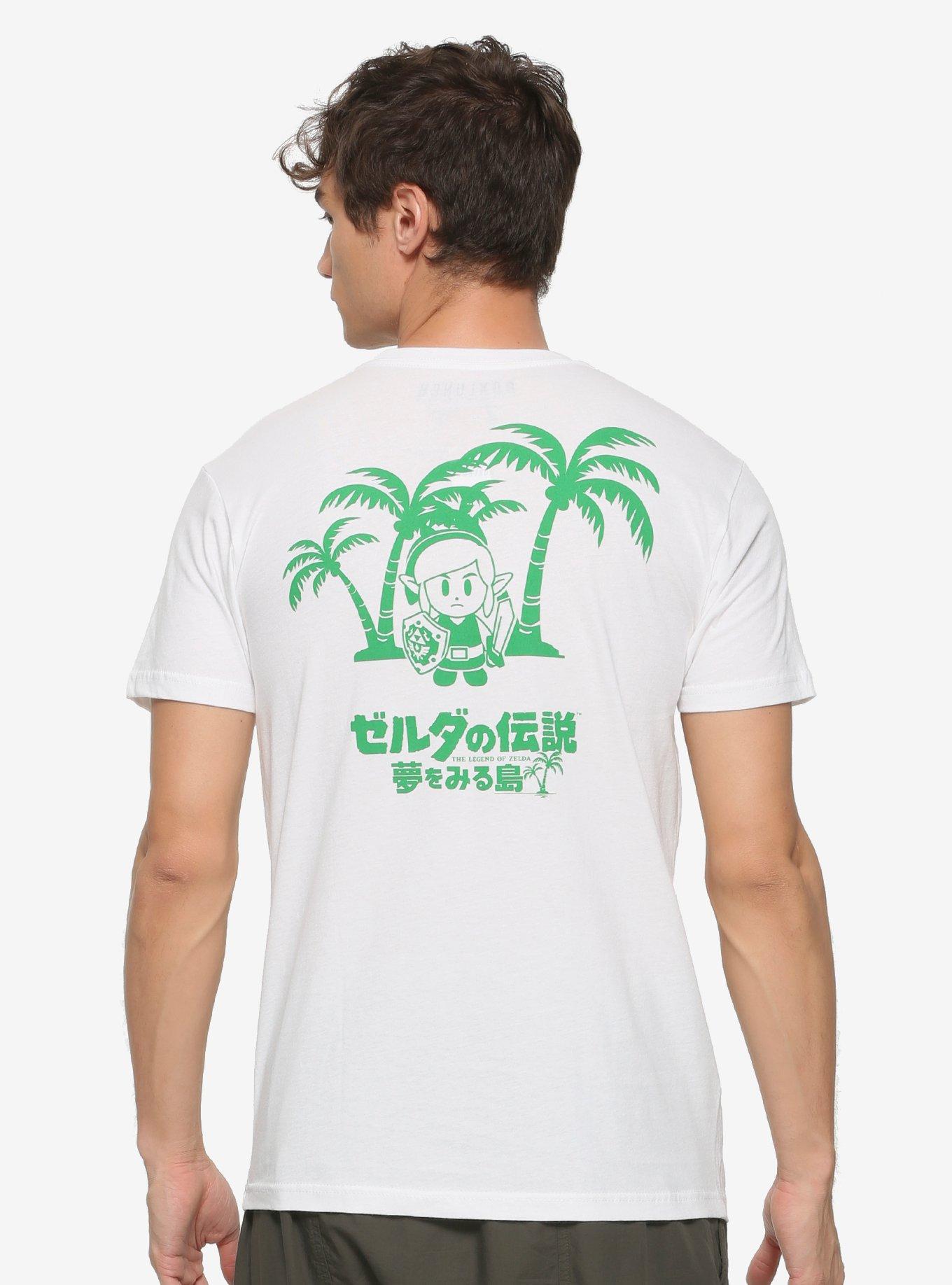 Nintendo The Legend of Zelda: Link's Awakening Kanji T-Shirt - BoxLunch Exclusive, WHITE, hi-res