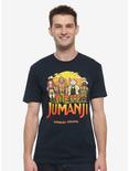 Jumanji Start Screen 8-Bit T-Shirt, BLUE, hi-res