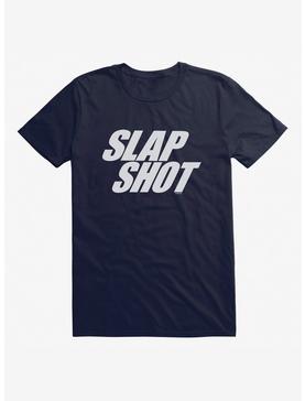 Slapshot Logo T-Shirt, NAVY, hi-res