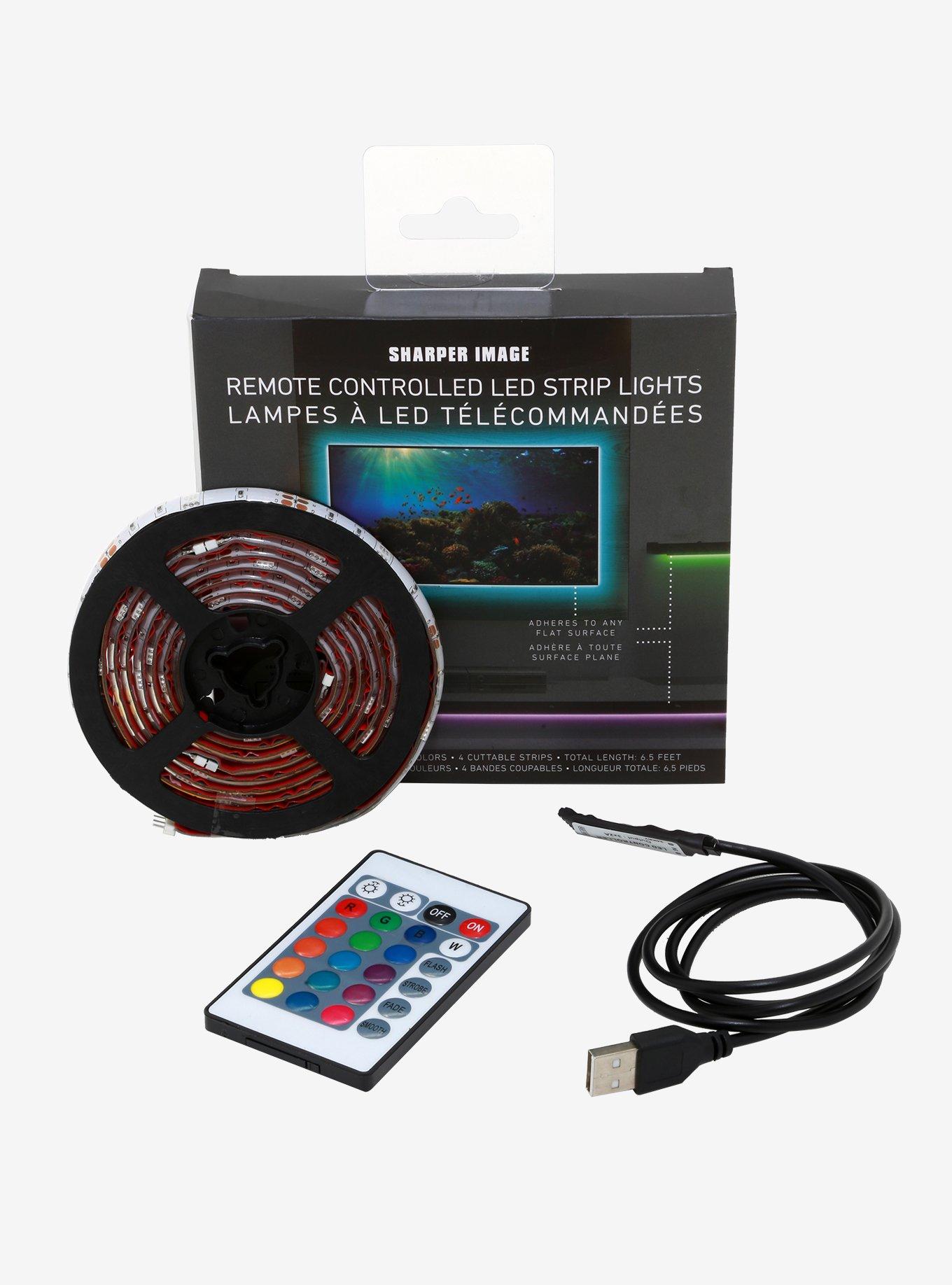 Sharper Image Remote Controlled LED Strip Lights, , hi-res