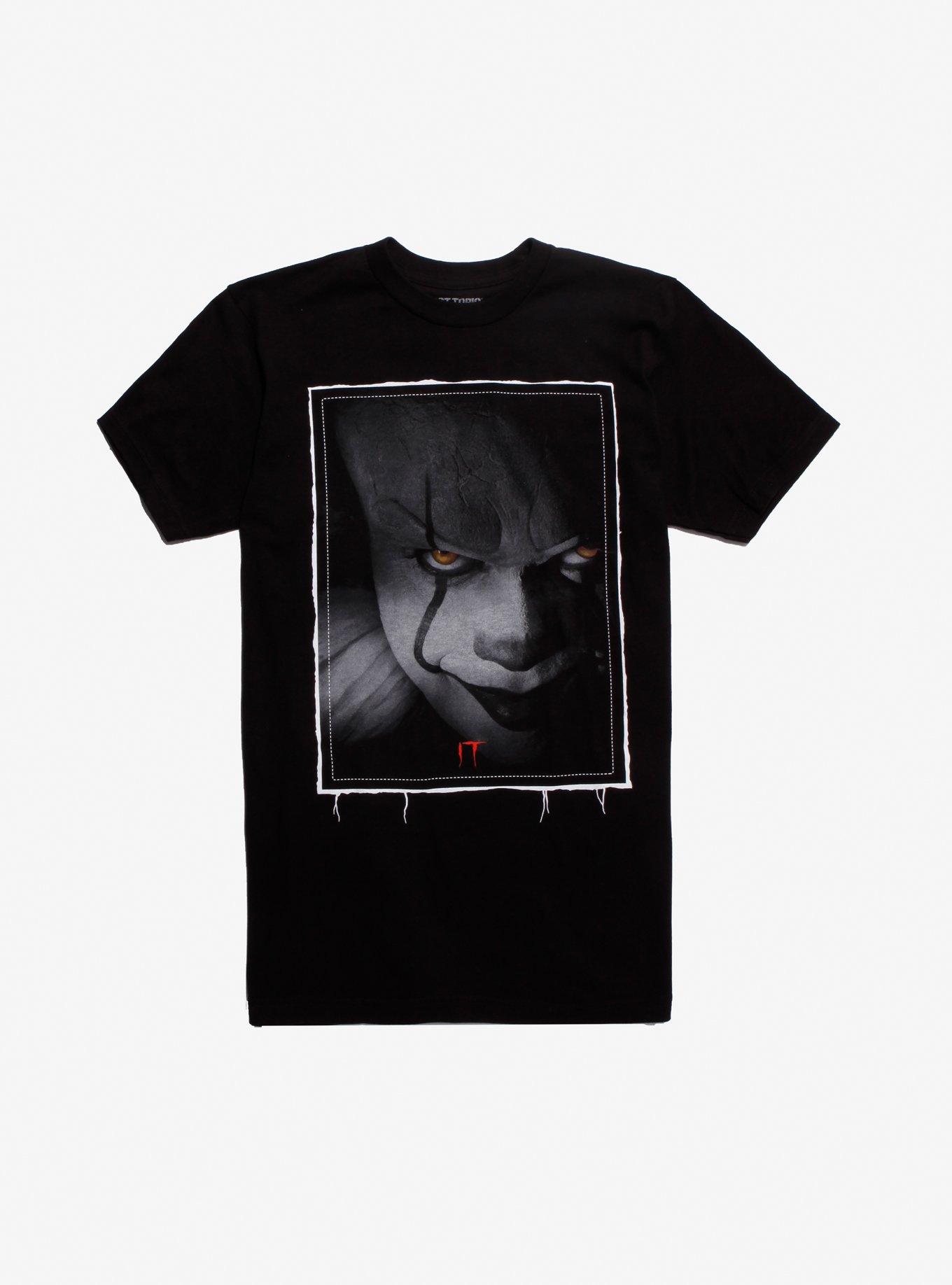 IT Pennywise Close-Up T-Shirt, WHITE, hi-res