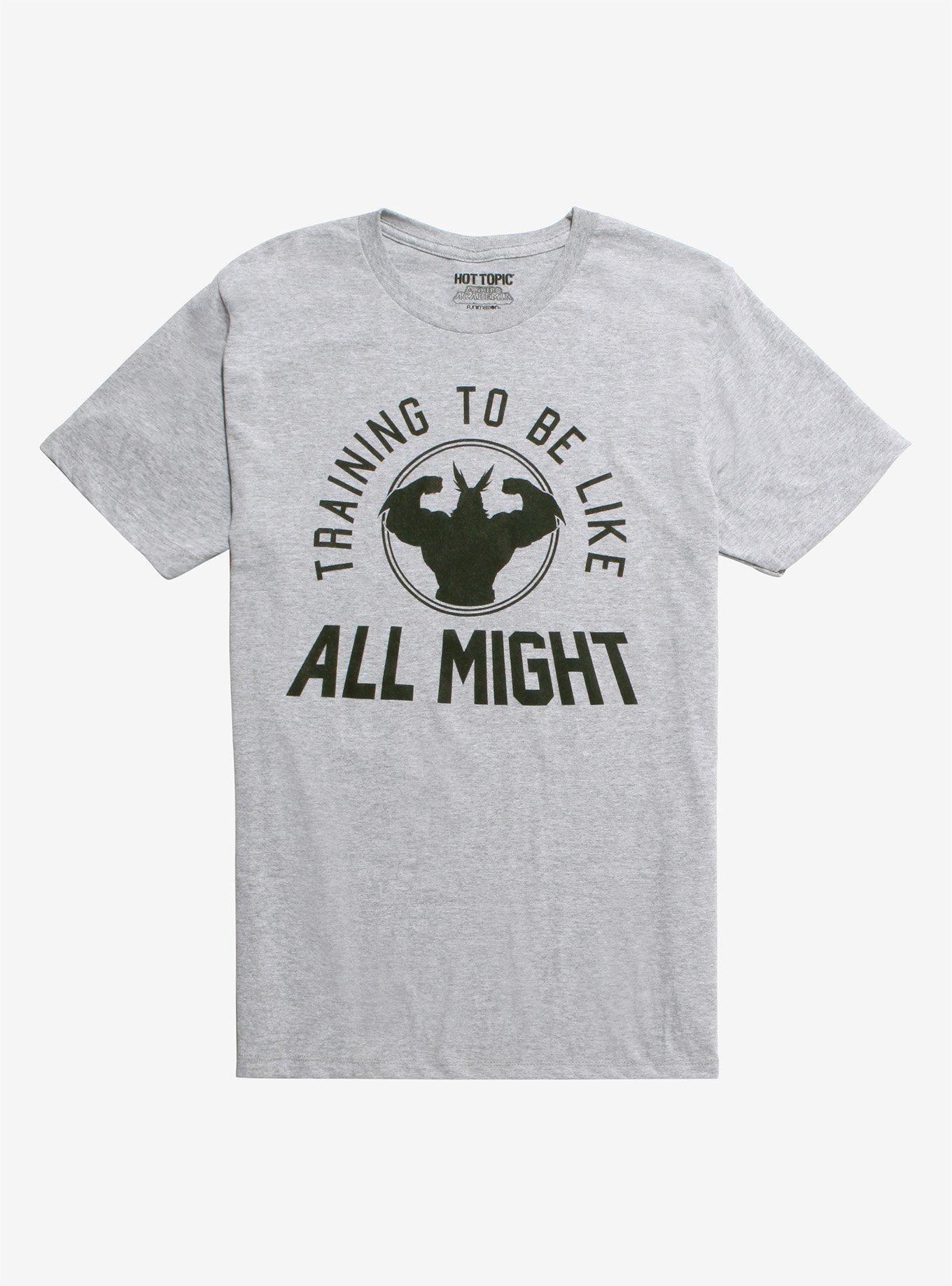 My Hero Academia Training To Be Like All Might T-Shirt, WHITE, hi-res