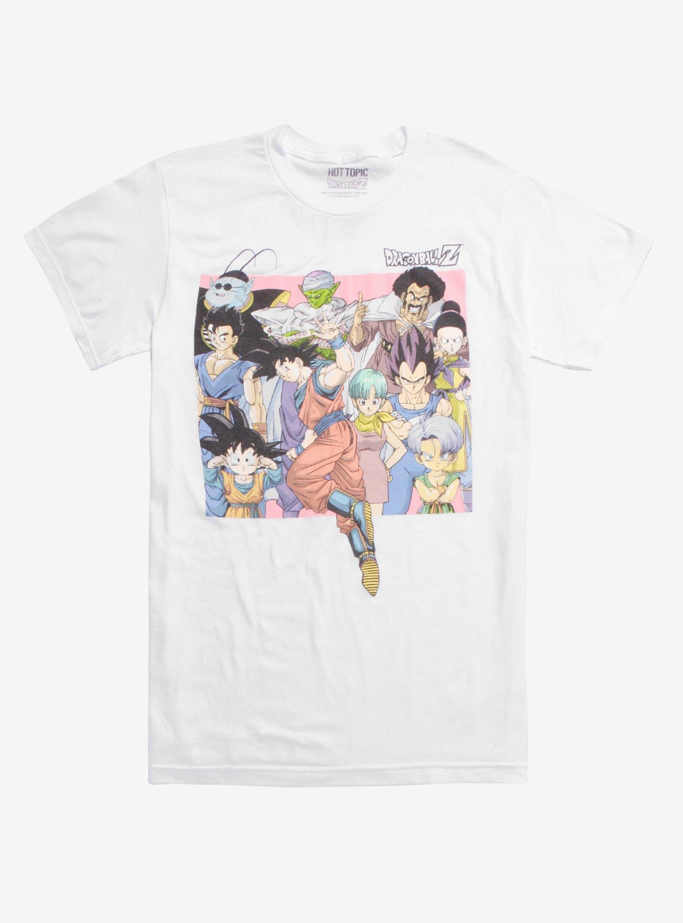 Dragon Ball Z Group Box T-Shirt, MULTI, hi-res
