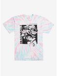 Dragon Ball Z Pink & Blue Tie-Dye T-Shirt, BLACK, hi-res