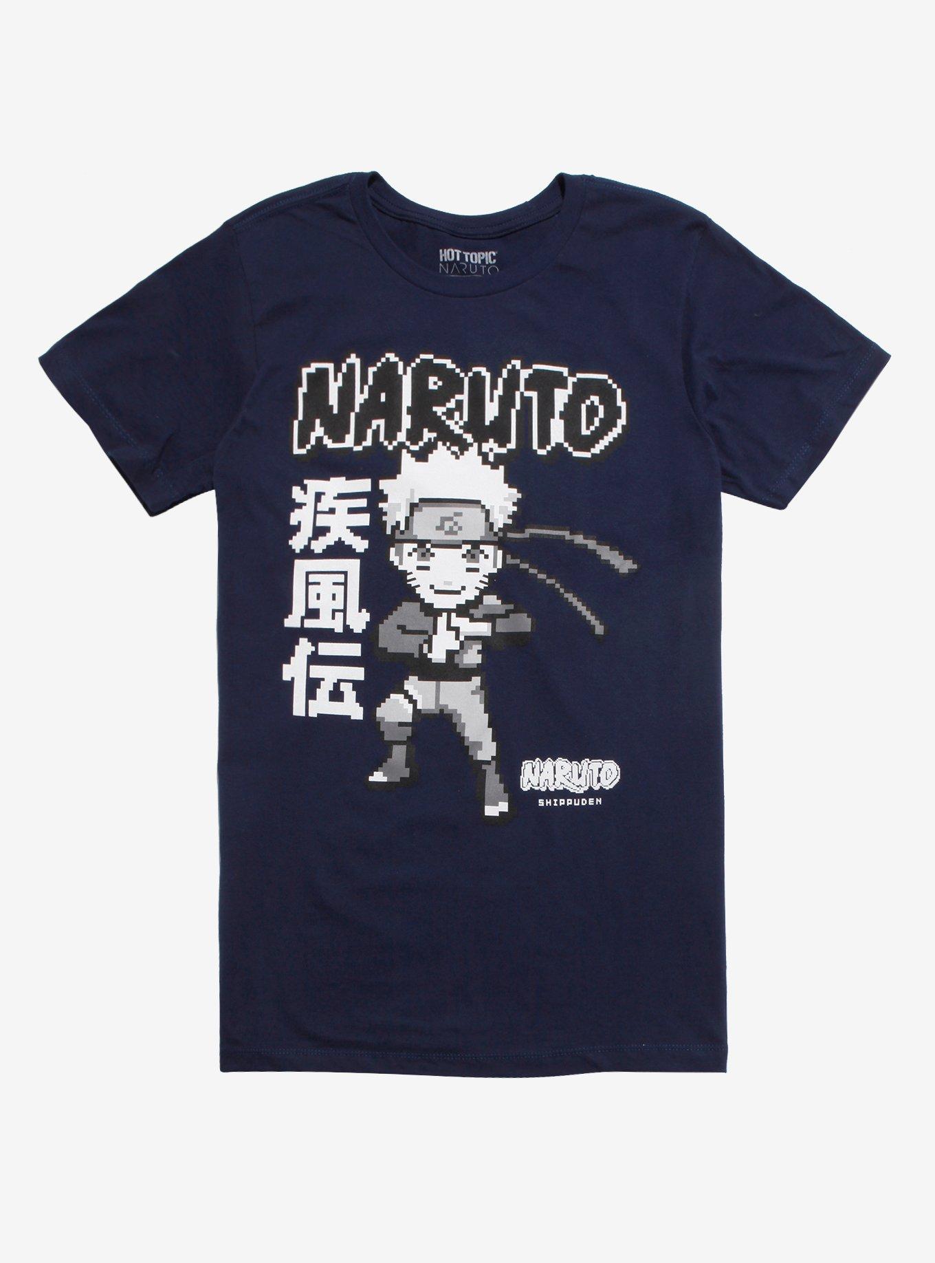 Naruto Shippuden 8-Bit Naruto T-Shirt | Hot Topic