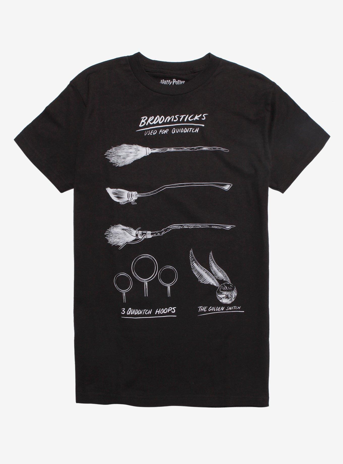 Harry Potter Quidditch Basic Equipment T-Shirt, WHITE, hi-res