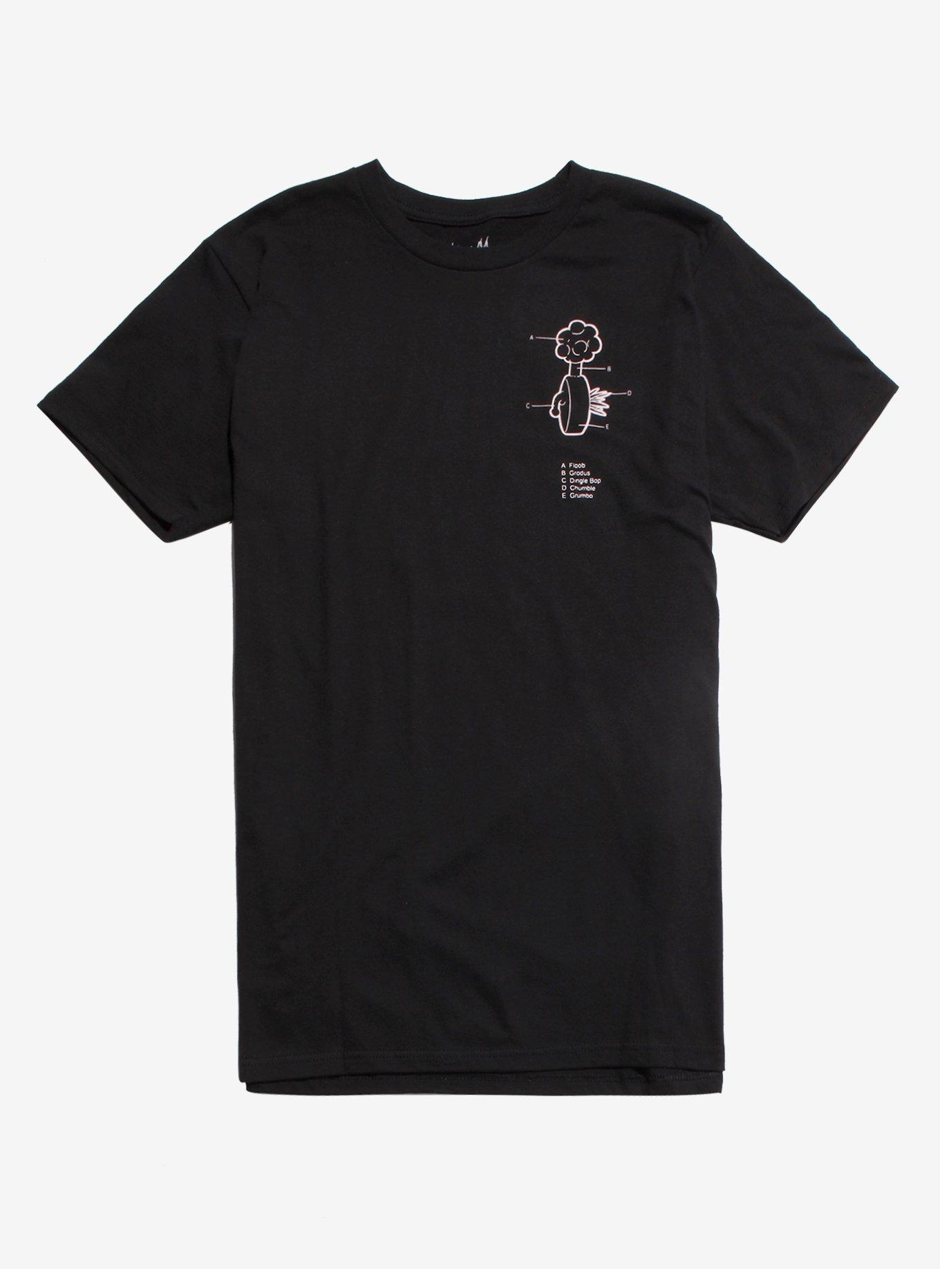 Rick And Morty Plumbus Diagram T-Shirt, PINK, hi-res