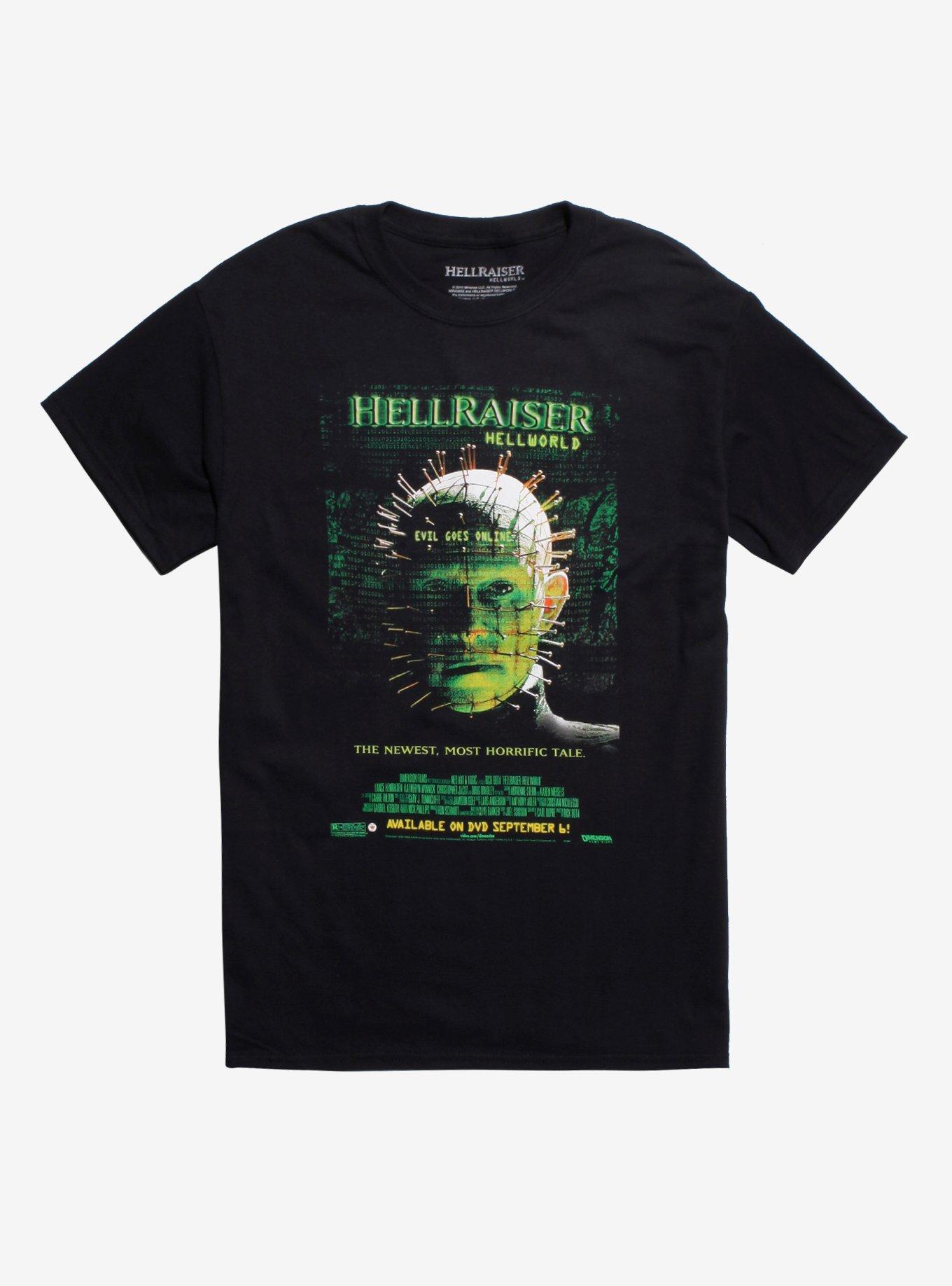 Hellraiser: Hellworld Poster T-Shirt, MULTI, hi-res
