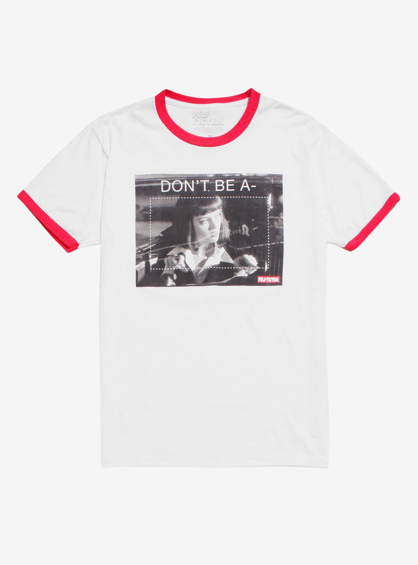 Pulp Fiction Don't Be A Square Ringer T-Shirt, MULTI, hi-res