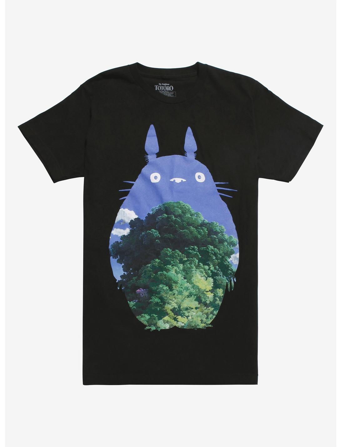 Studio Ghibli My Neighbor Totoro Silhouette & Tree T-Shirt, MULTI, hi-res