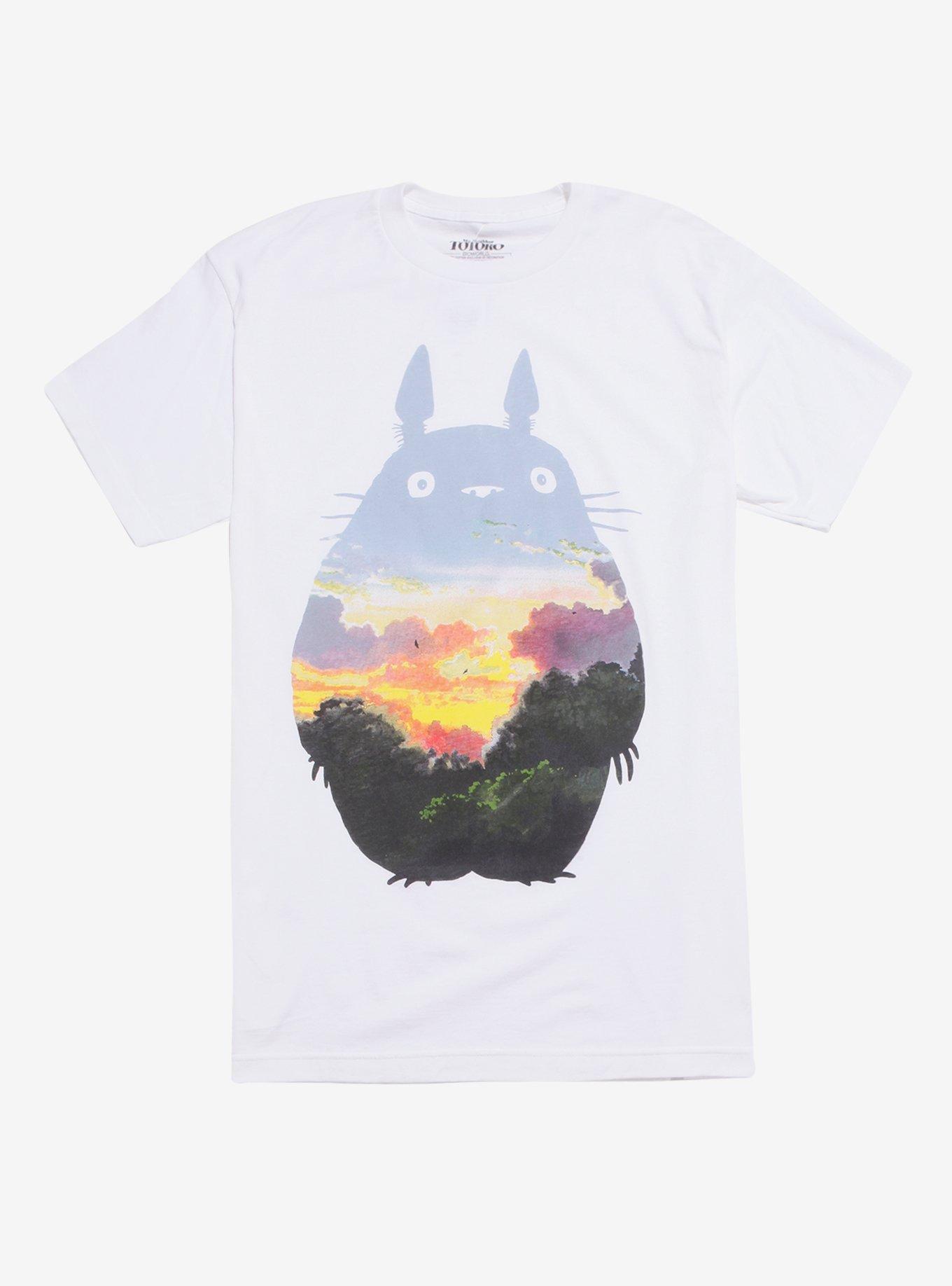 Studio Ghibli My Neighbor Totoro Silhouette T-Shirt, MULTI, hi-res