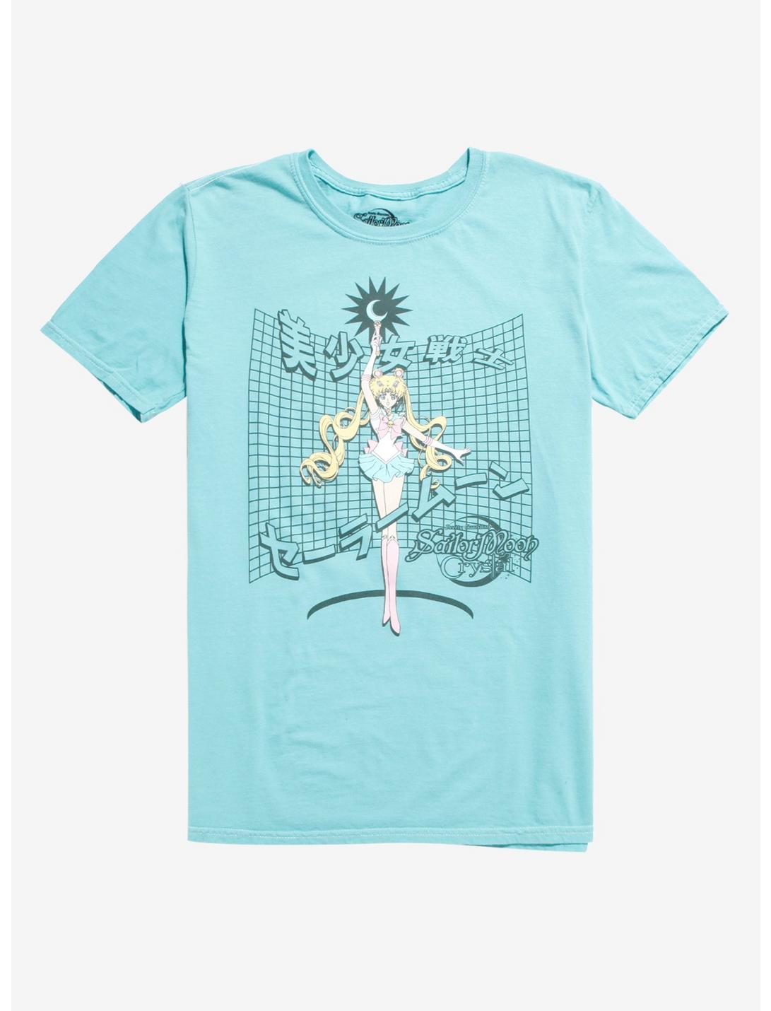 Sailor Moon Crystal Grid Pastel T-Shirt, MULTI, hi-res