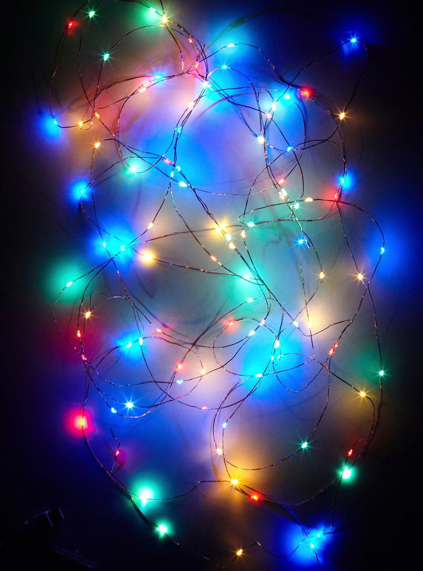 Rainbow Wire Fairy Lights, , hi-res