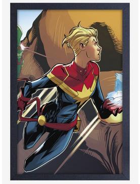 Plus Size Marvel Captain Marvel Flying Poster, , hi-res
