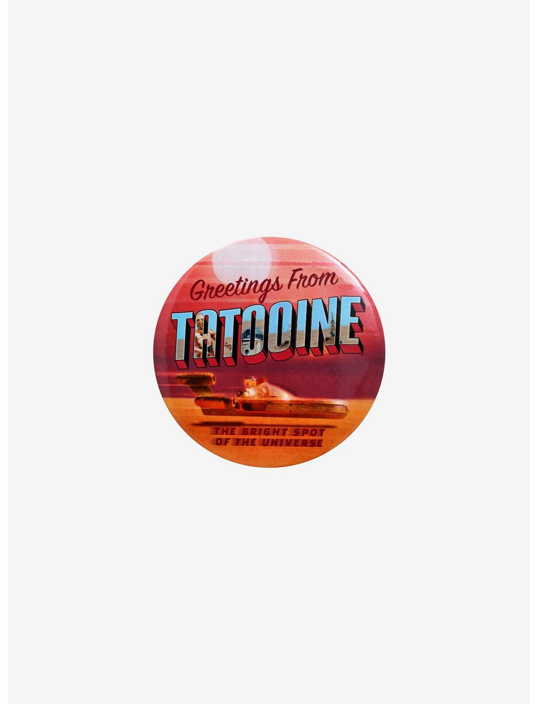 Star Wars Greetings From Tatooine Button, , hi-res