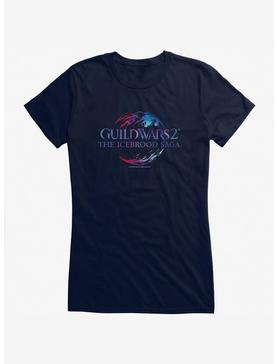 Guild Wars 2 The Icebrood Saga Logo Girls T-Shirt, NAVY, hi-res