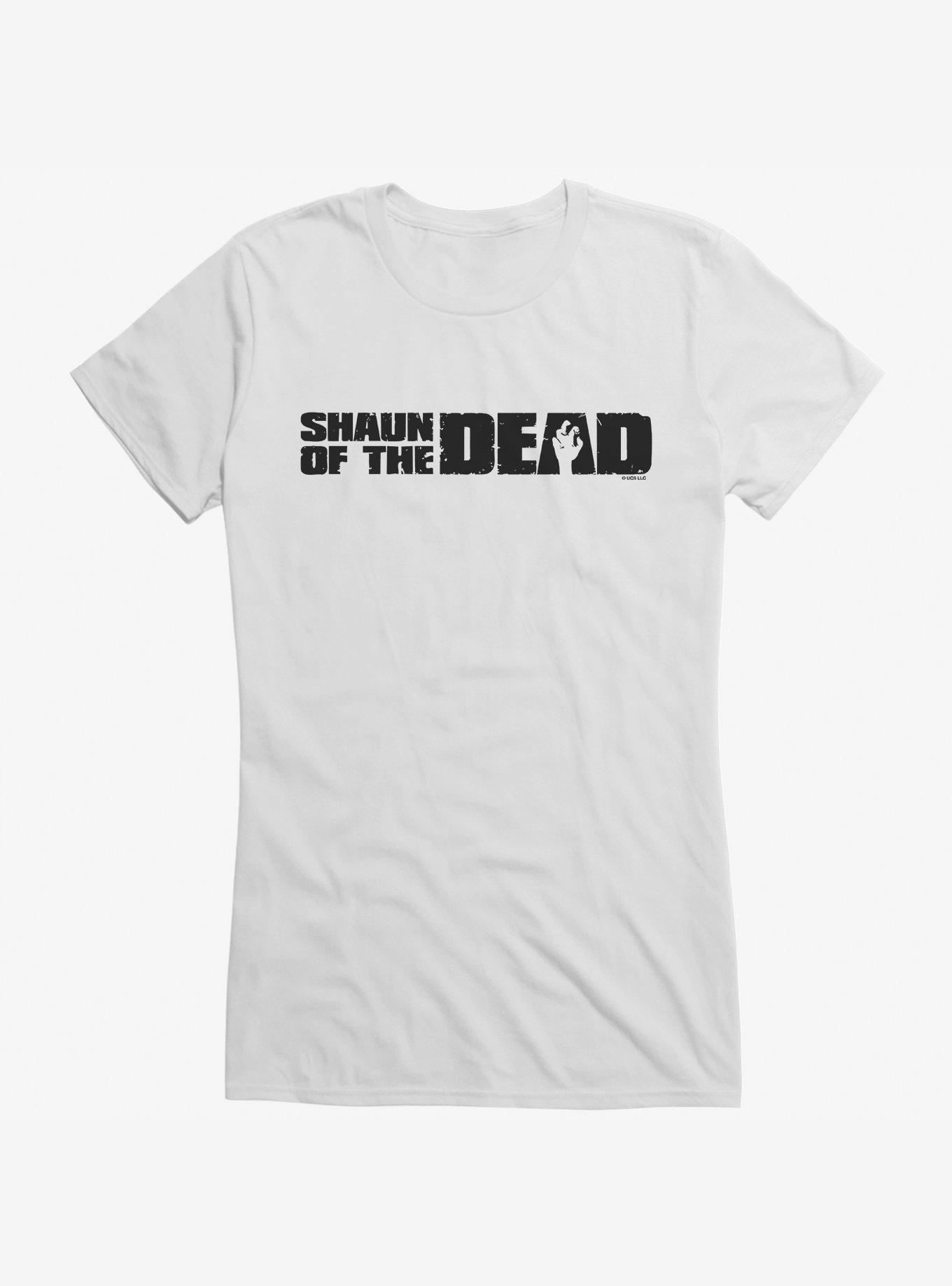 Shaun of the Dead Logo Girls T-Shirt, WHITE, hi-res