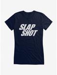 Slapshot Logo Girls T-Shirt, NAVY, hi-res
