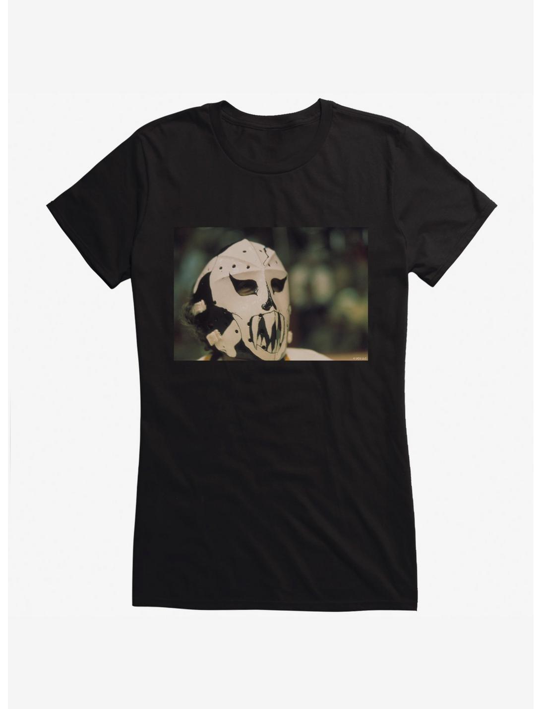 Slapshot Mask Girls T-Shirt, BLACK, hi-res