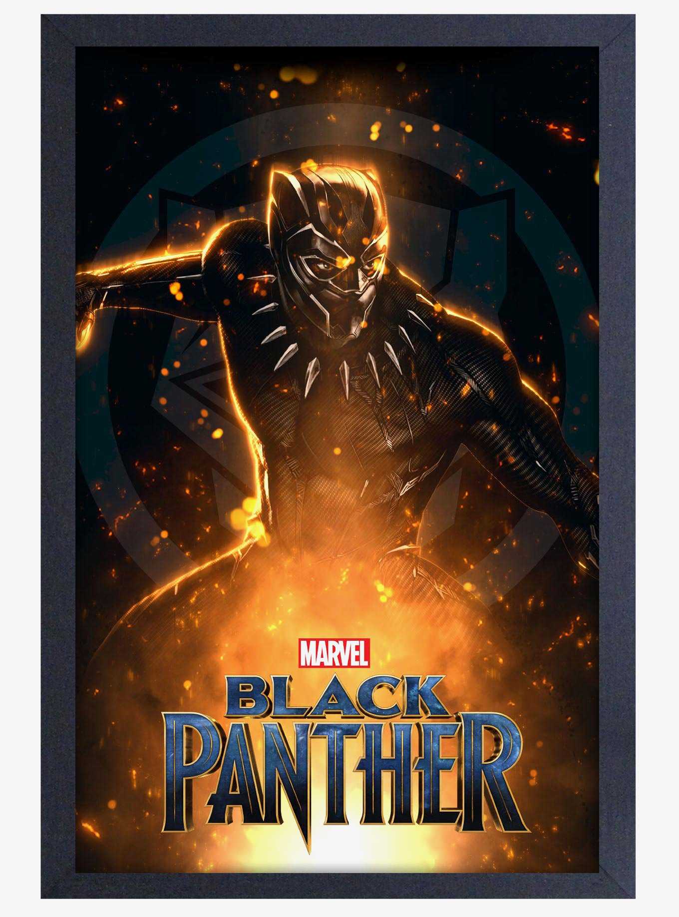 Marvel Black Panther Spark Poster, , hi-res