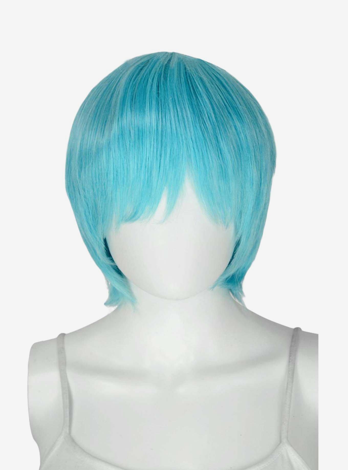 Hot Topic Epic Cosplay Aether Anime Blue Mix Layered Short Wig | Mall ...