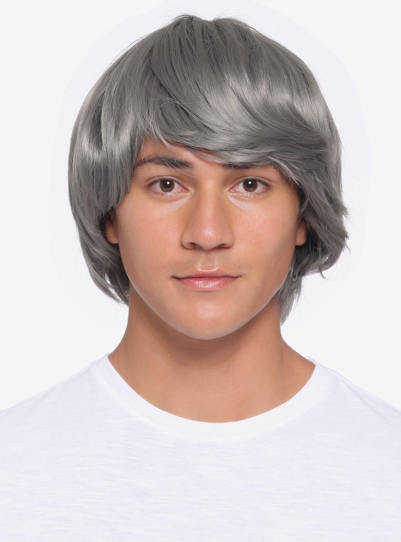 Epic Cosplay Aether Gunmetal Grey Layered Short Wig, , hi-res