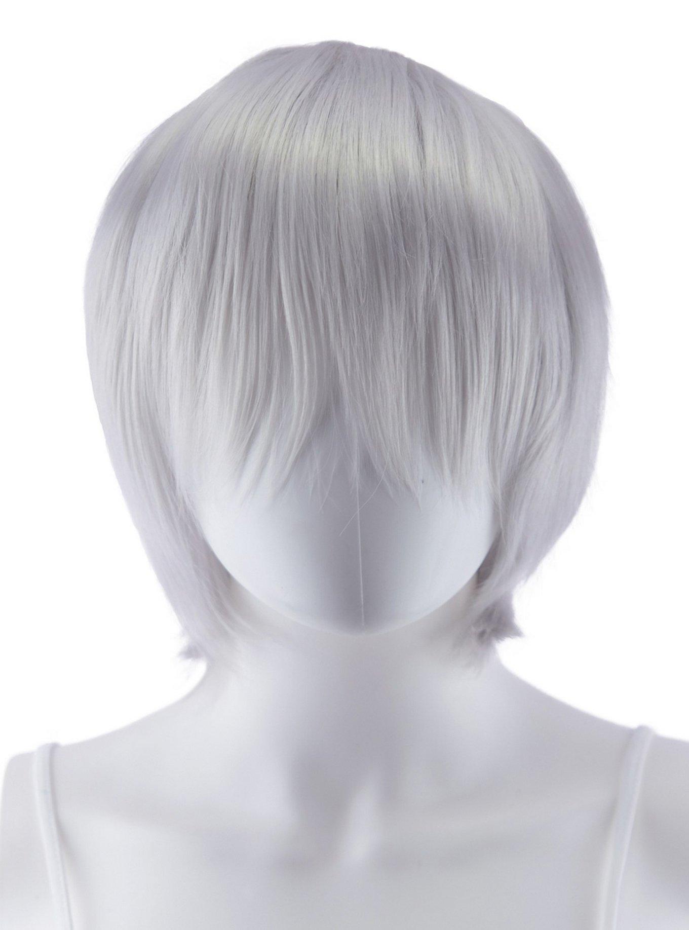Epic Cosplay Aether Silvery Grey Layered Short Wig, , hi-res