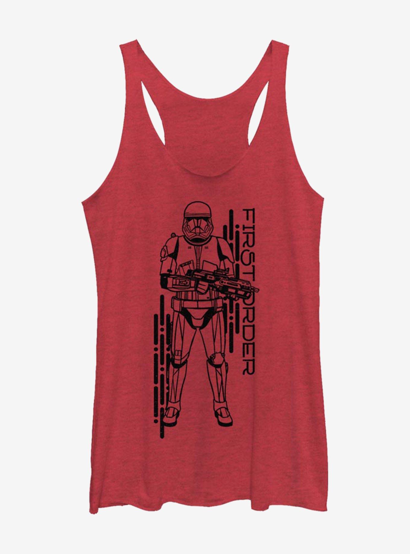 Star Wars Episode IX Rise of Skywalker Red Trooper Project Red Girls Tank, RED HTR, hi-res