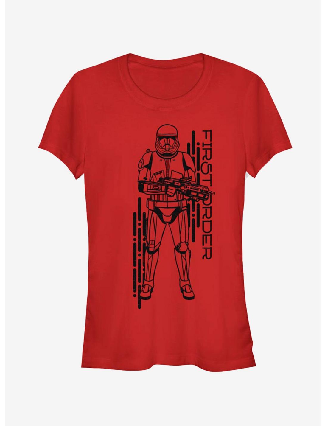 Star Wars Episode IX Rise of Skywalker Red Trooper Project Red Girls T-Shirt, RED, hi-res