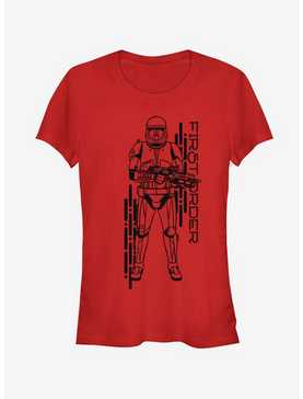 Star Wars Episode IX Rise of Skywalker Red Trooper Project Red Girls T-Shirt, , hi-res