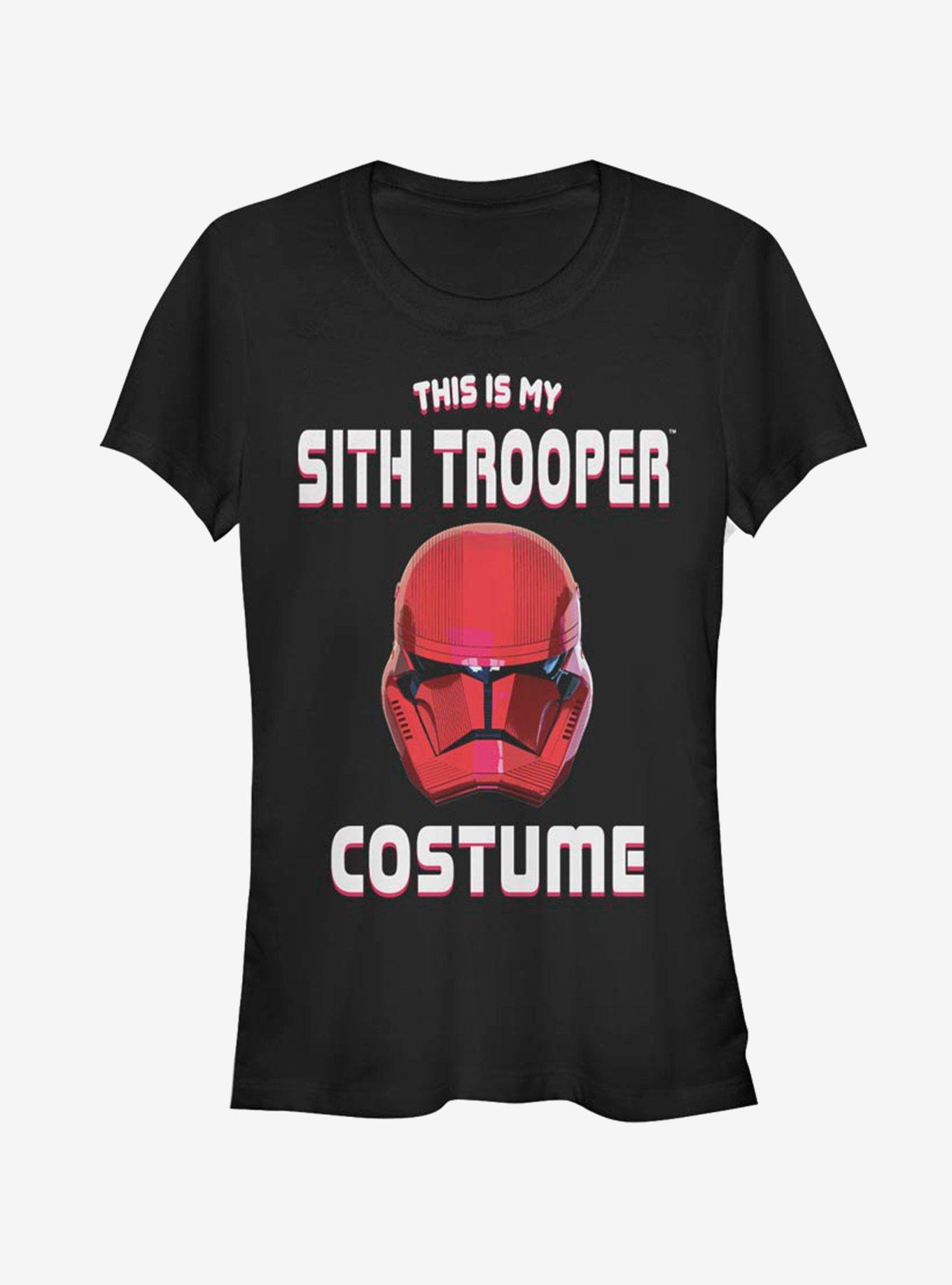 Star Wars Episode IX Rise of Skywalker Red Trooper Sith Trooper Costume Girls T-Shirt, BLACK, hi-res