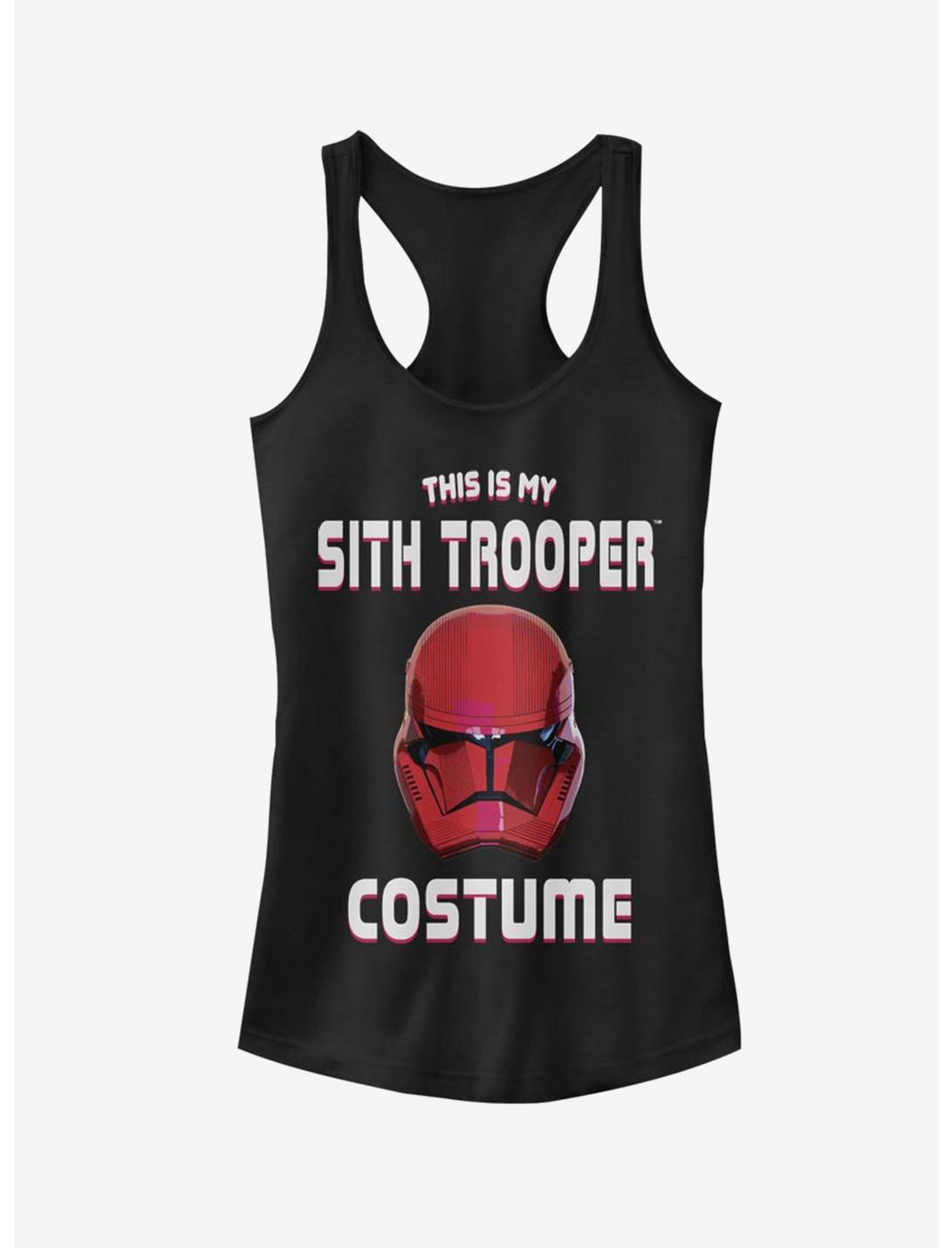 Star Wars Episode IX Rise of Skywalker Red Trooper Sith Trooper Costume Girls Tank, BLACK, hi-res