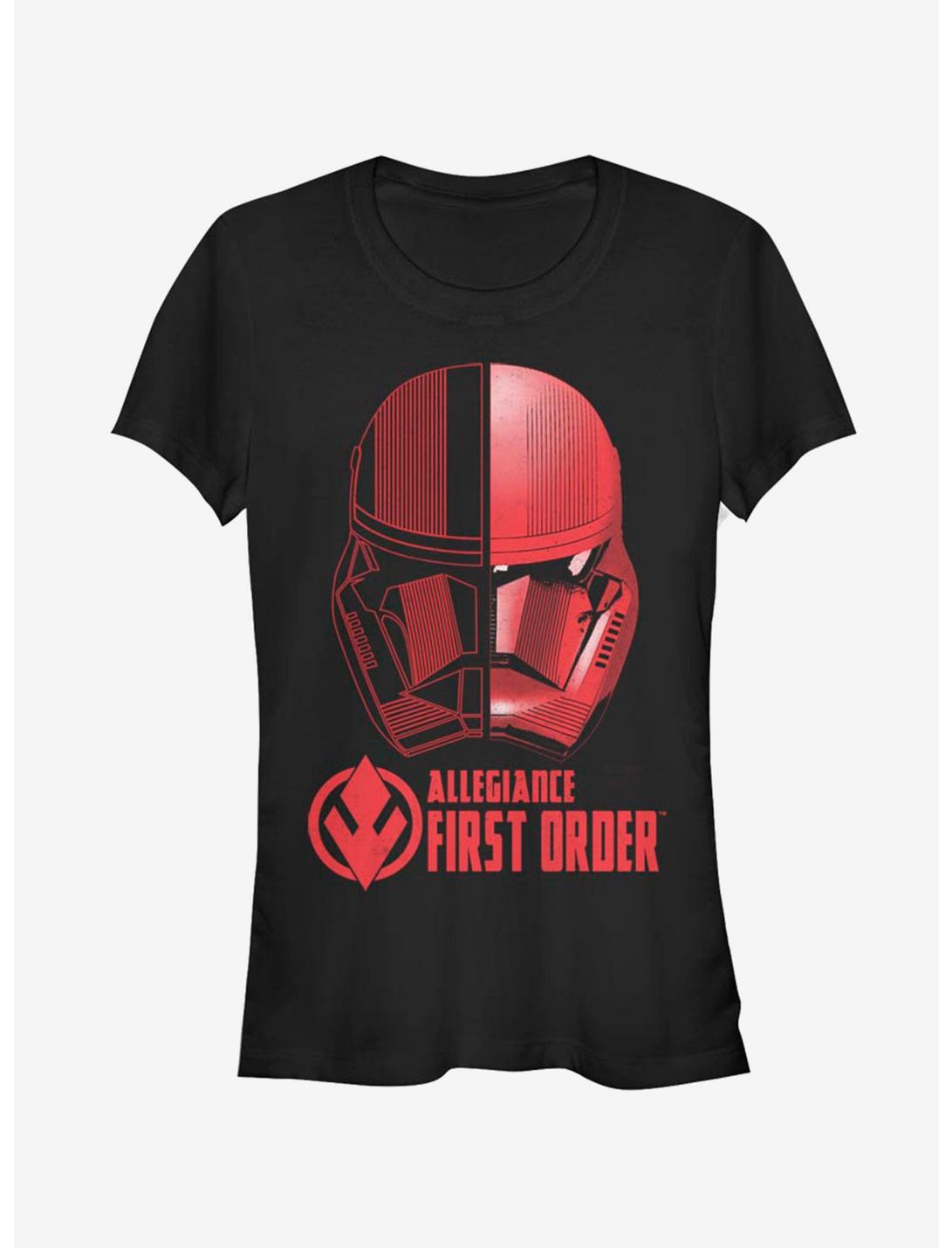 Star Wars Episode IX Rise of Skywalker Red Trooper Split Sith Trooper Girls T-Shirt, BLACK, hi-res