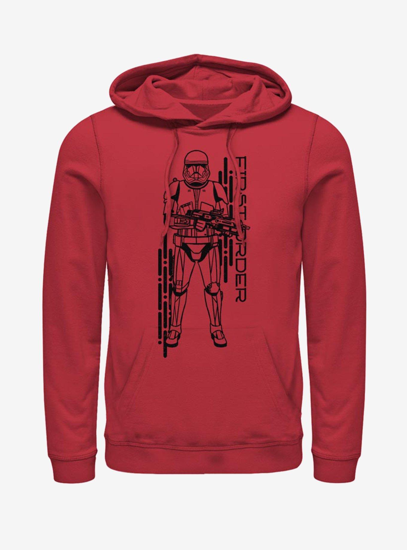 Star Wars Episode IX Rise of Skywalker Red Trooper Project Red Hoodie, RED, hi-res