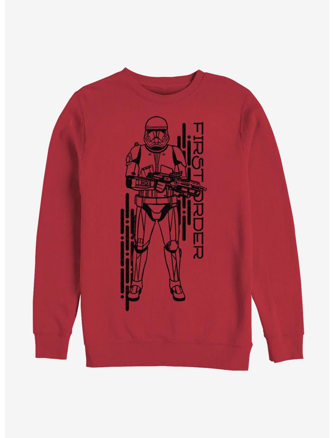 Star Wars Episode IX Rise of Skywalker Red Trooper Project Red Sweatshirt, RED, hi-res