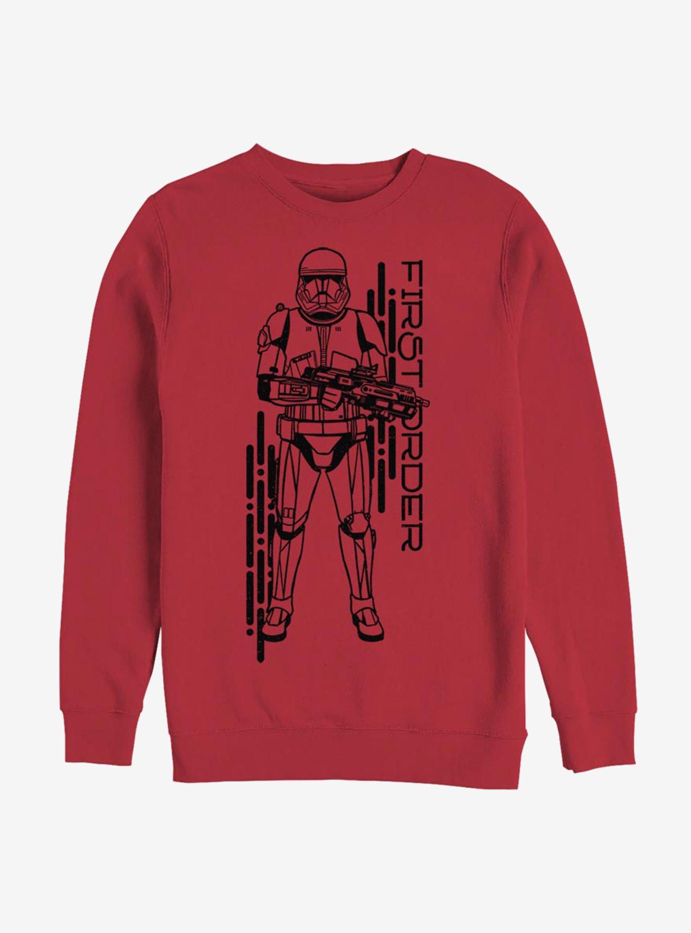 Star Wars Episode IX Rise of Skywalker Red Trooper Project Red Sweatshirt, RED, hi-res