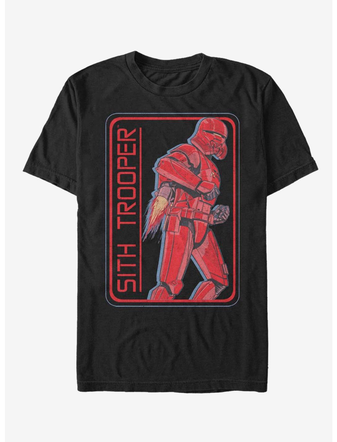 Star Wars Episode IX Rise of Skywalker Red Trooper Retro Sith Trooper T-Shirt, BLACK, hi-res