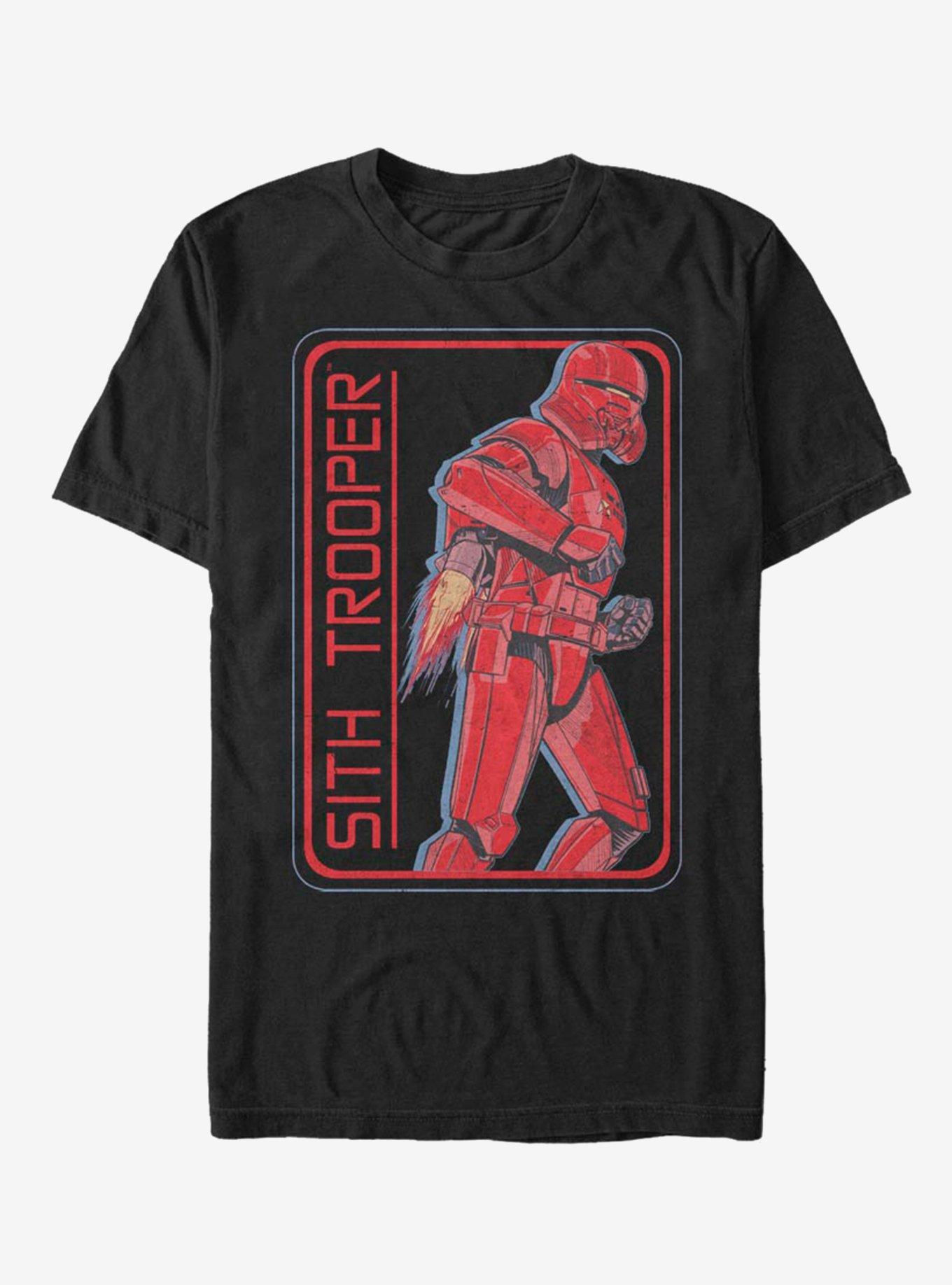 Star Wars Episode IX Rise of Skywalker Red Trooper Retro Sith Trooper T-Shirt, BLACK, hi-res