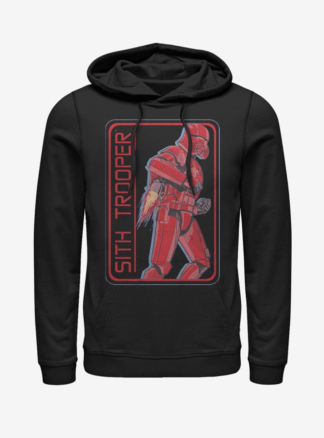 Star Wars Episode IX Rise of Skywalker Red Trooper Retro Sith Hoodie