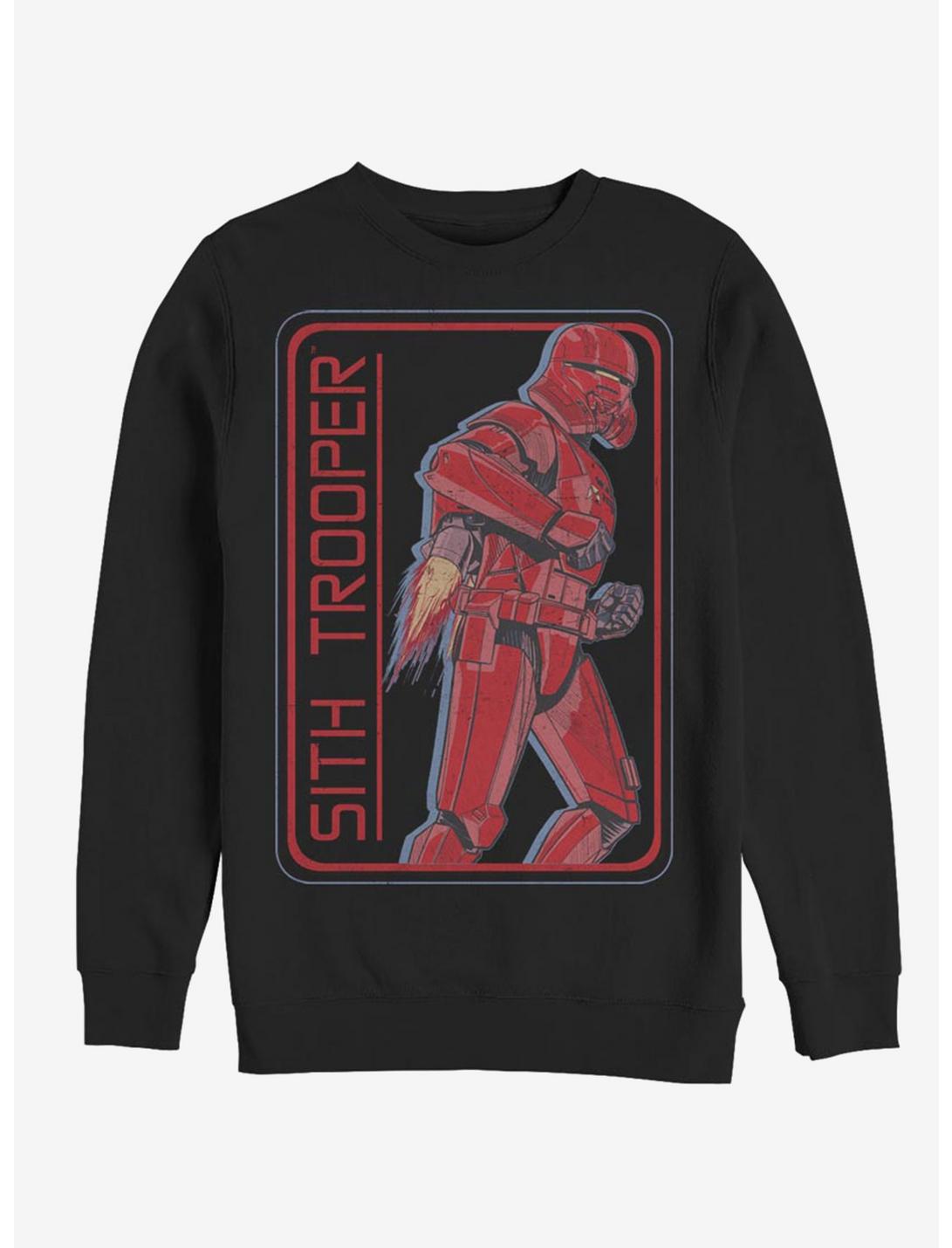 Star Wars Episode IX Rise of Skywalker Red Trooper Retro Sith Trooper Sweatshirt, BLACK, hi-res