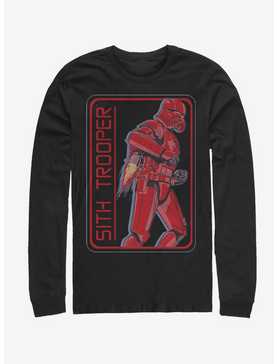 Star Wars Episode IX Rise of Skywalker Red Trooper Retro Sith Trooper Long-Sleeve T-Shirt, , hi-res