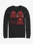 Star Wars Episode IX Rise of Skywalker Red Trooper Sith Trooper Long-Sleeve T-Shirt, BLACK, hi-res