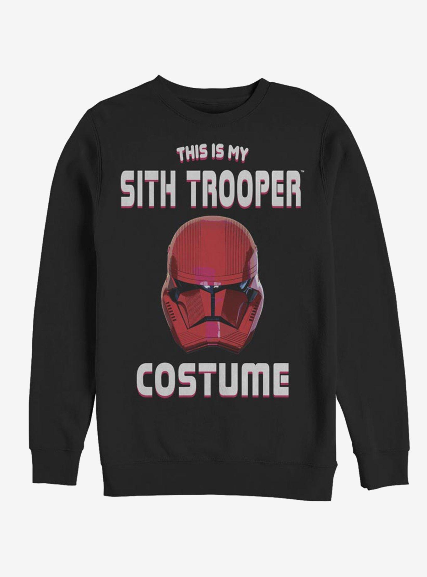 Star Wars Episode IX Rise of Skywalker Red Trooper Sith Costume Sweatshirt