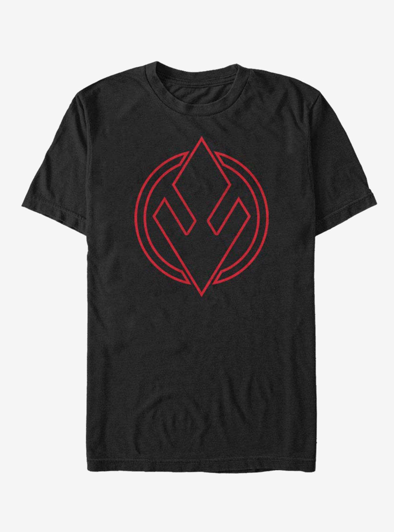 Star Wars Episode IX Rise of Skywalker Red Trooper Sith Emblem T-Shirt